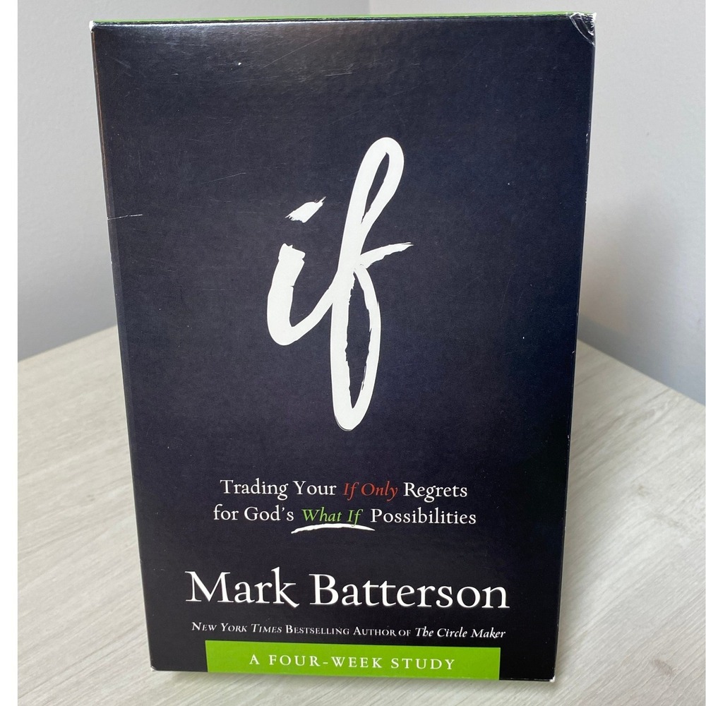 If Mark Batterson 4 Week Study Kit Hardcover Book Participant Guide DVD Set Box